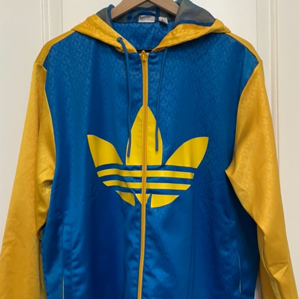 Adidas Monogram Zipped Hoodie